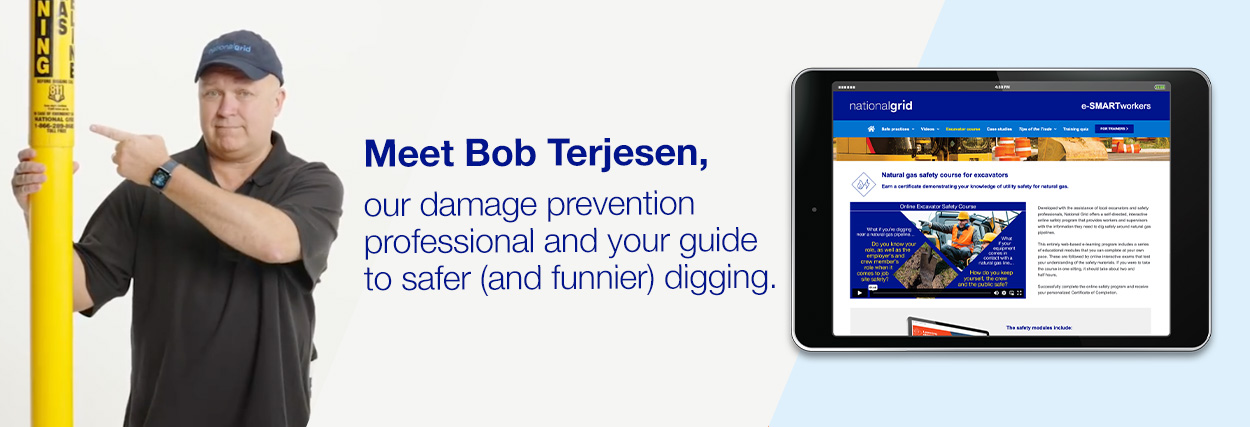 Meet Bob Terjesen, damage prevention pro and your guide to safer (and funnier) digging.