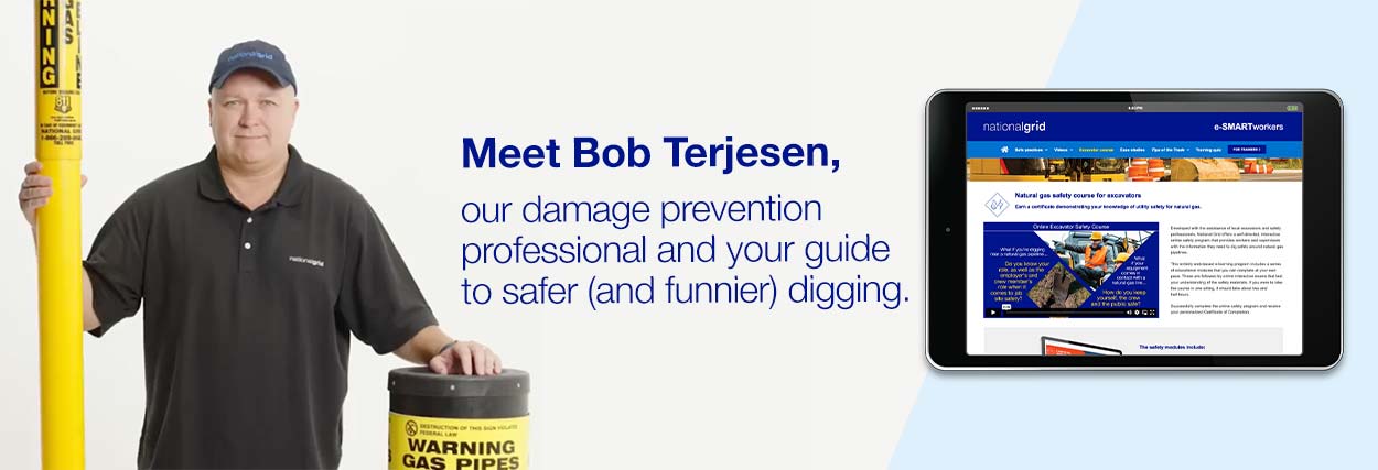 Meet Bob Terjesen, damage prevention pro and your guide to safer (and funnier) digging.