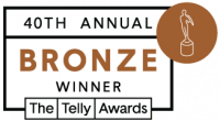 40th Annual Telly Awards Bronze Winner