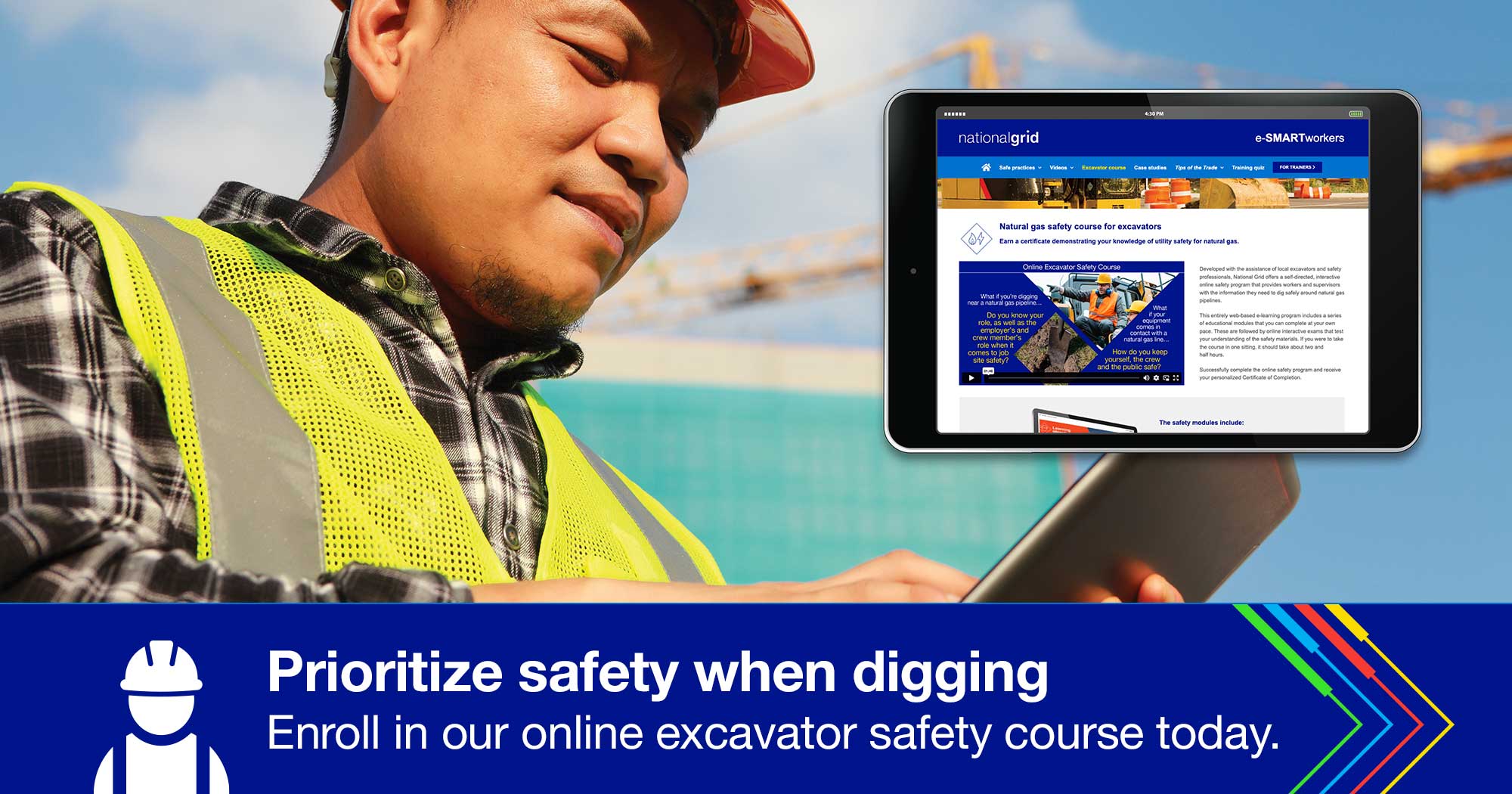 Prioritize safety when digging: Enroll in our online excavator course today.